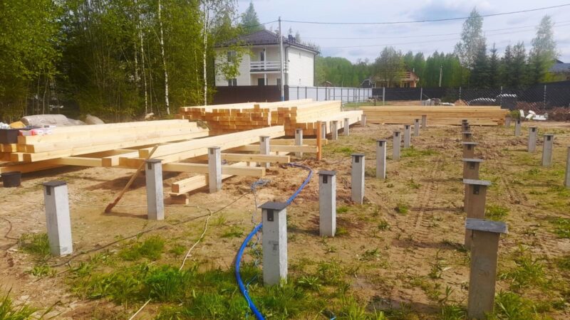 Свайно-забивной  фундамент, сваи  ЖБИ